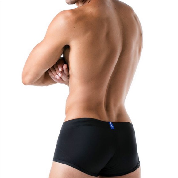 Racer Stripe Swim Boxer - Black - Picture 4 of 4
